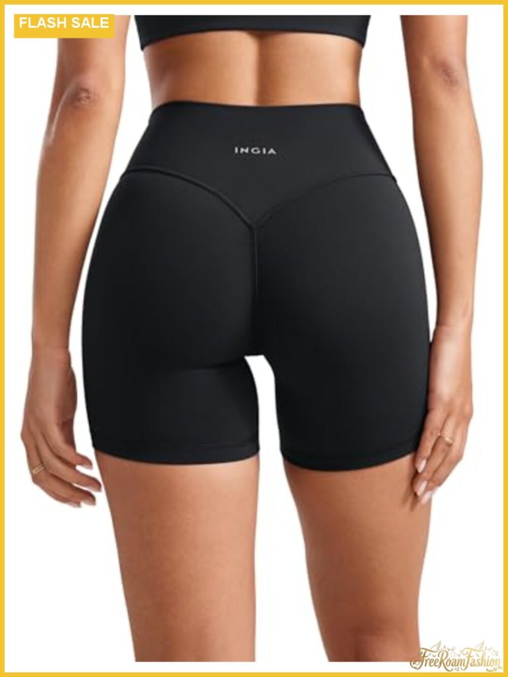 No Front Seam Scrunch Butt Biker Shorts 5" High Rise